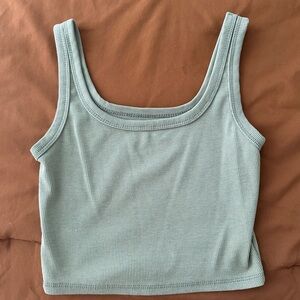 Grey Cropped Tank
